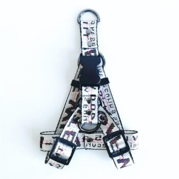 Dog Collar Harness Off White - 2025 - Puppy Streetwear Shop