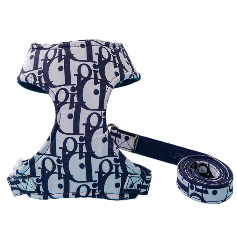 Designer Dog Collar Harness Dior - 2024 - Puppy Streetwear Shop