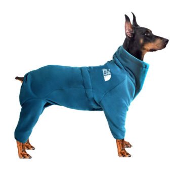 Blue The North Face Dog Jumpsuit - Adventure Chic Canine Wear - 2026 - Puppy Streetwear Shop