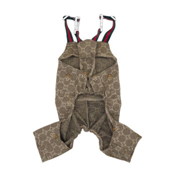 Black Pawcci Dog Jumpsuit - Sleek Canine Fashion - 2025 - Puppy Streetwear Shop