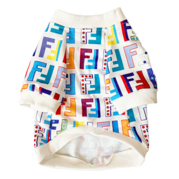 Black or White Fendi-Inspired Dog Sweatshirt | Elite Puppy Fashion - 2025 - Puppy Streetwear Shop