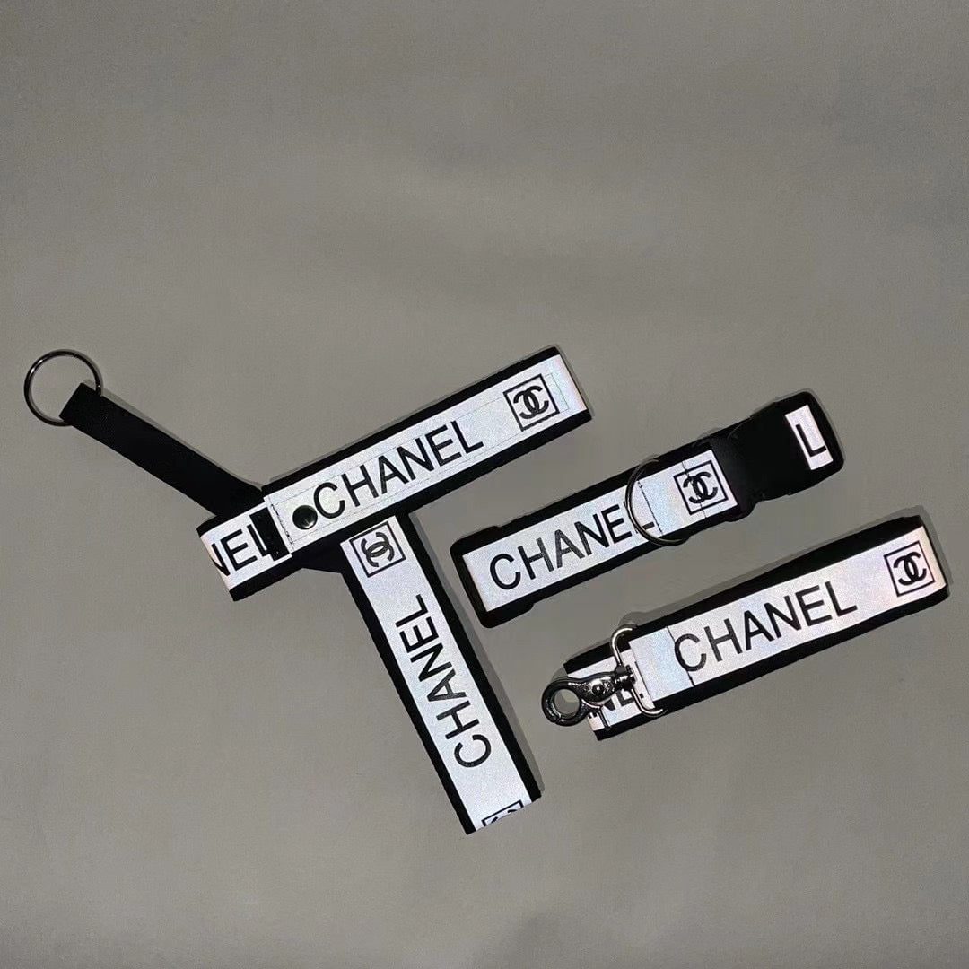 Designer Dog Collar Harness Chanel - 2024 - Puppy Streetwear Shop