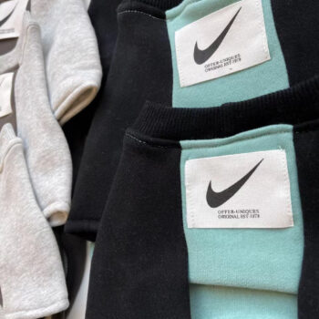 Blue & Black Nike Logo Dog Sweatshirt | Designer Puppy Apparel - 2025 - Puppy Streetwear Shop