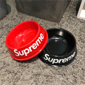 Elevated Pet Dining: Supreme Dog Bowl - 2025 - Puppy Streetwear Shop