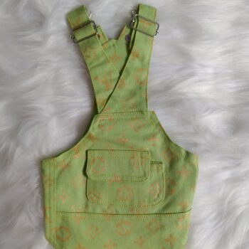 Yellow Louis Pawtton Dog Jumpsuit - Vibrant Canine Luxury - 2025 - Puppy Streetwear Shop