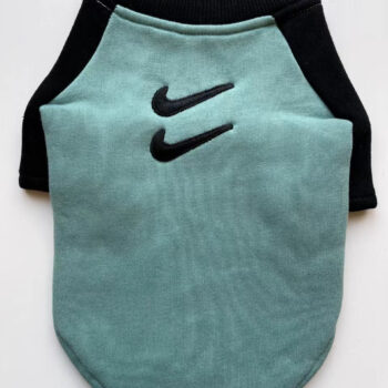 Blue & Black Nike Logo Dog Sweatshirt | Designer Puppy Apparel - 2025 - Puppy Streetwear Shop