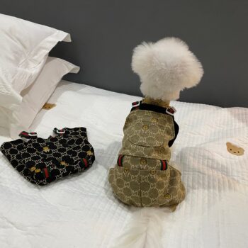 Black Pawcci Dog Jumpsuit - Sleek Canine Fashion - 2025 - Puppy Streetwear Shop