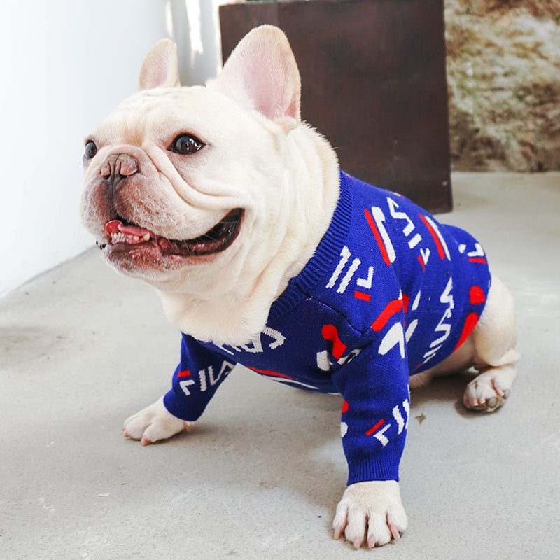 Designer Dog Sweater Fila - 2023 - Puppy Streetwear Shop