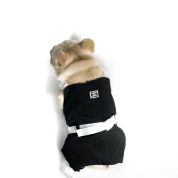 Chanel Black Dog Jumpsuit - Ultimate Pup Sophistication - 2025 - Puppy Streetwear Shop