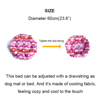 Round Dog Bed Paw Print - 2025 - Puppy Streetwear Shop Round Dog Bed Paw Print - 2025 - Puppy Streetwear Shop