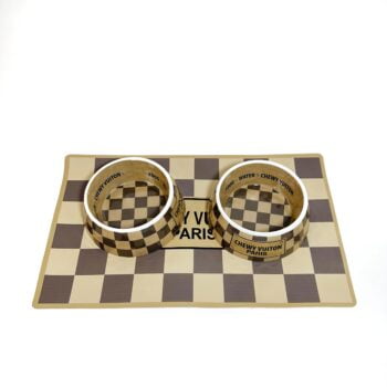 Chewy Pawtton Paris Dog Bowl & Mat - 2025 - Puppy Streetwear Shop
