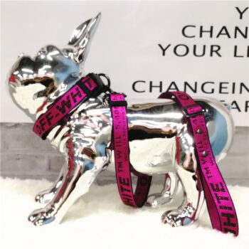 Dog Collar Harness Off White - 2025 - Puppy Streetwear Shop