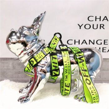 Dog Collar Harness Off White - 2025 - Puppy Streetwear Shop
