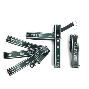 Dog Collar Harness Louis Pawtton - 2025 - Puppy Streetwear Shop