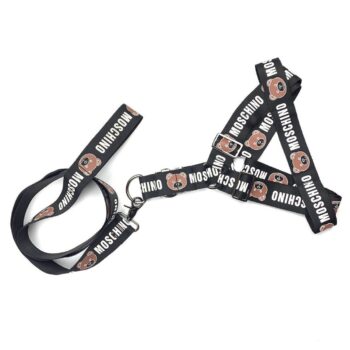 Dog Collar Harness Moschino - 2025 - Puppy Streetwear Shop