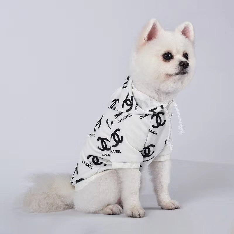 Designer Dog Hoodies Chanel - 2023 - Puppy Streetwear Shop