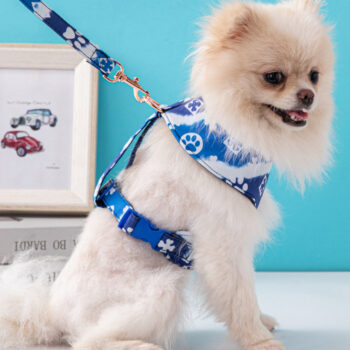 Dog Collar Harness Louis Pawtton - 2025 - Puppy Streetwear Shop