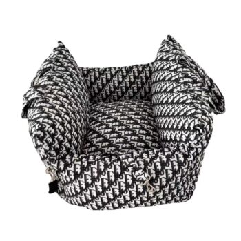 Luxury Designer Fur or GG Dog Car Seat - 2026 - Puppy Streetwear Shop
