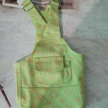 Yellow Louis Pawtton Dog Jumpsuit - Vibrant Canine Luxury - 2025 - Puppy Streetwear Shop