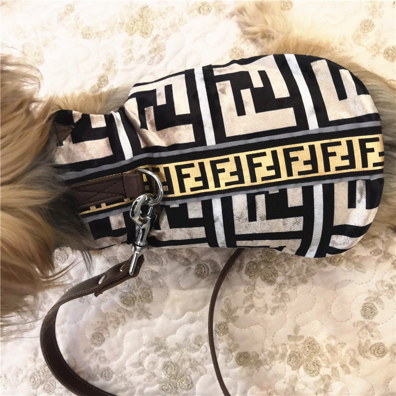 Designer Dog Collar Harness Fendi - 2024 - Puppy Streetwear Shop