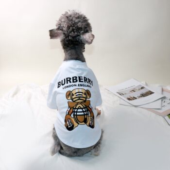 Dog Tshirt Burberry - 2026 - Puppy Streetwear Shop
