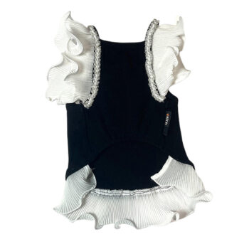 Prada Black and White Dog Dress - Posh Canine Couture - 2025 - Puppy Streetwear Shop