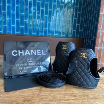 Dog Collar Harness Chanel - 2025 - Puppy Streetwear Shop