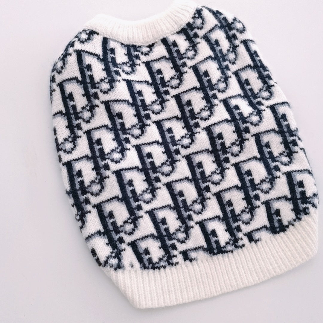 Designer Dog Sweater Dior - 2023 - Puppy Streetwear Shop