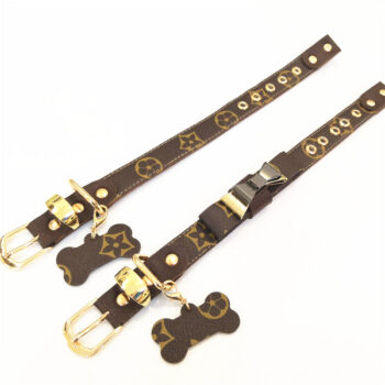 Dog Collar Harness Louis Pawtton - 2026 - Puppy Streetwear Shop