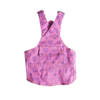 Yellow Louis Pawtton Dog Jumpsuit - Vibrant Canine Luxury - 2025 - Puppy Streetwear Shop