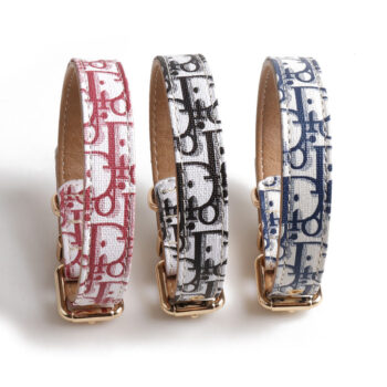 Designer Dior Dog Collar - 2026 - Puppy Streetwear Shop