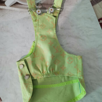 Yellow Louis Pawtton Dog Jumpsuit - Vibrant Canine Luxury - 2025 - Puppy Streetwear Shop