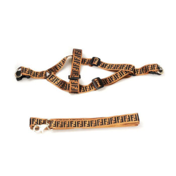 Dog Collar Harness Fendi - 2025 - Puppy Streetwear Shop