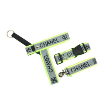 Dog Collar Harness Chanel - 2025 - Puppy Streetwear Shop