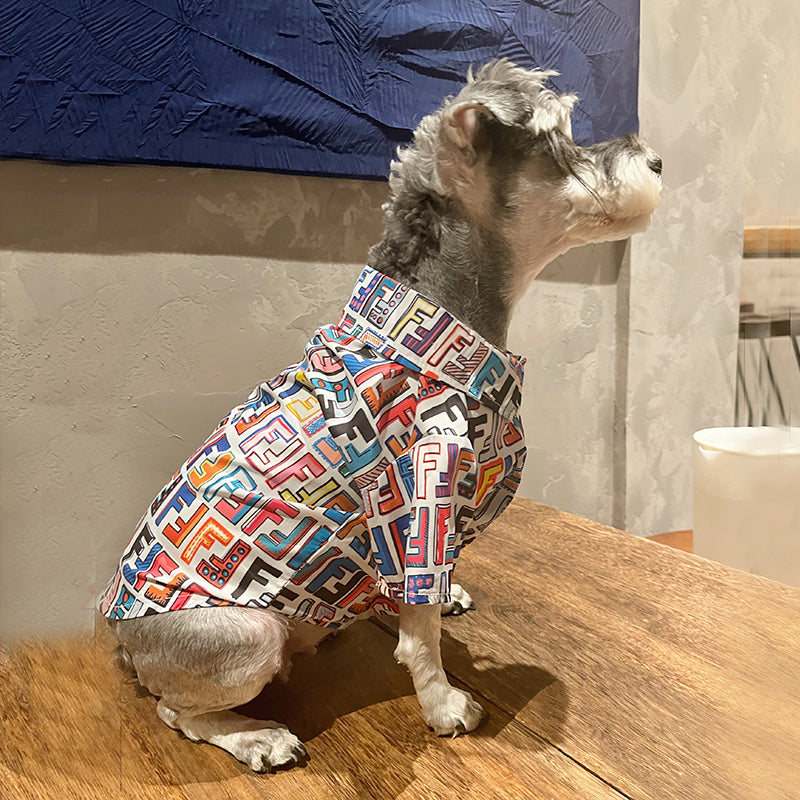 Designer Dog Shirt Fendi - 2023 - Puppy Streetwear Shop