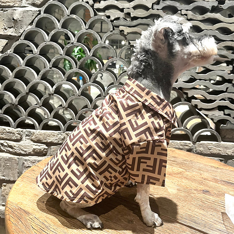 Designer Dog Shirt Fendi - 2023 - Puppy Streetwear Shop