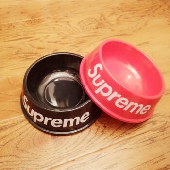 Elevated Pet Dining: Supreme Dog Bowl - 2025 - Puppy Streetwear Shop