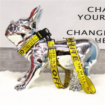 Dog Collar Harness Off White - 2025 - Puppy Streetwear Shop