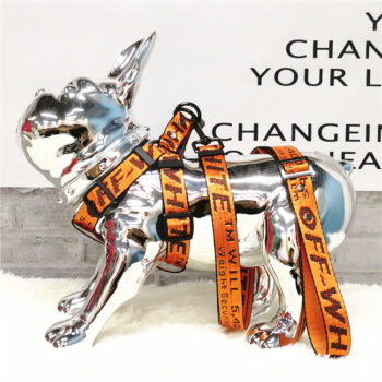 Dog Collar Harness Off White - 2025 - Puppy Streetwear Shop