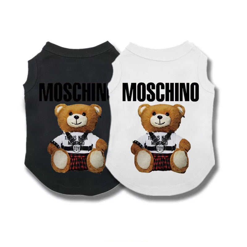 Designer Dog Vest Moschino - 2024 - Puppy Streetwear Shop