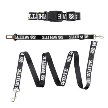 Dog Collar Harness Off White - 2025 - Puppy Streetwear Shop