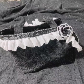 Luxury Dog Carrier Bag with Chanel Flower - 2026 - Puppy Streetwear Shop