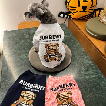 Dog Tshirt Burberry - 2026 - Puppy Streetwear Shop