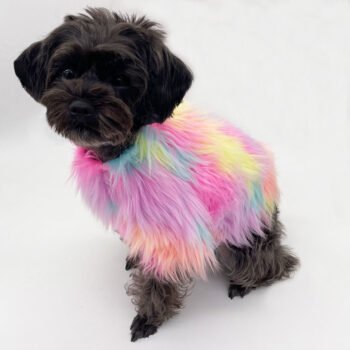 Fur Colorful Dog Jacket - 2025 - Puppy Streetwear Shop