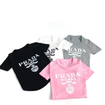 Dog Tshirt Prada - 2025 - Puppy Streetwear Shop