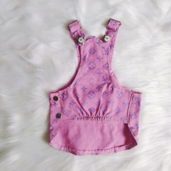 Yellow Louis Pawtton Dog Jumpsuit - Vibrant Canine Luxury - 2025 - Puppy Streetwear Shop